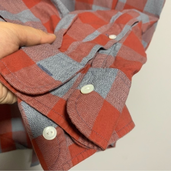J Crew Plaid Long Sleeve Button Down Shirt XS - Picture 4 of 8